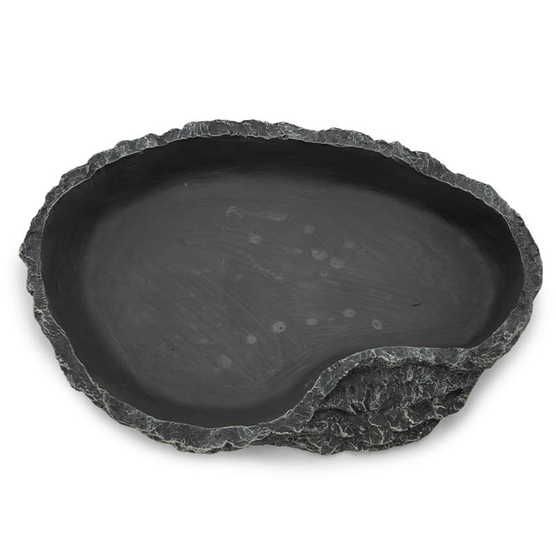 Miseczka do terrarium szary granit 27cm