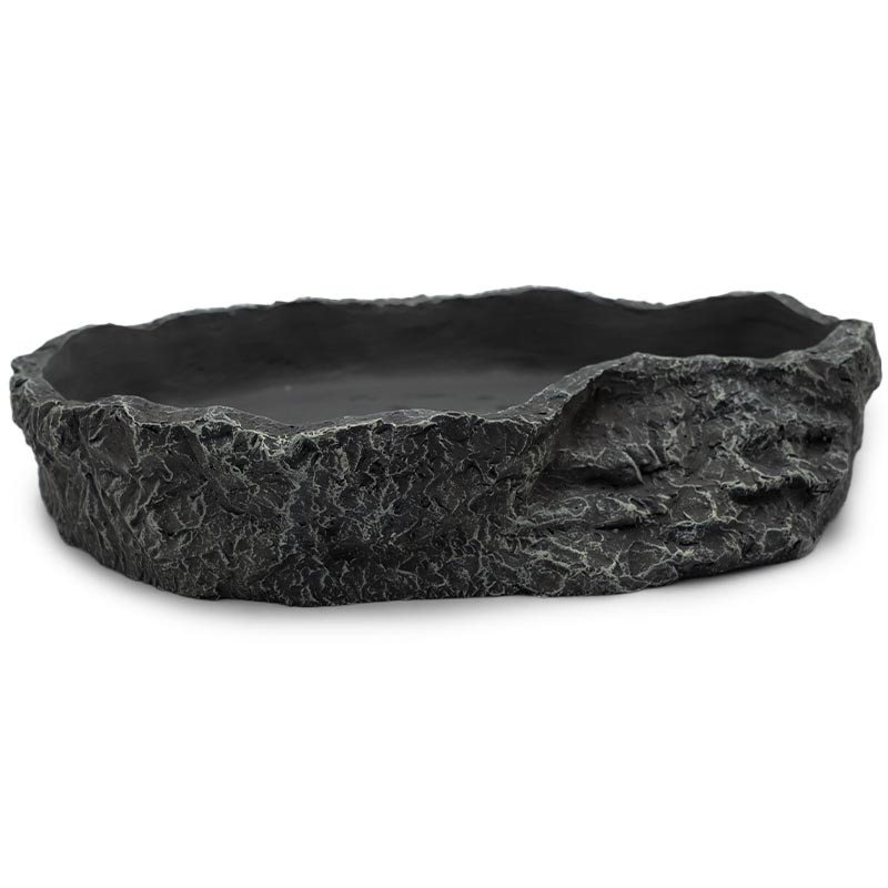 Miseczka do terrarium szary granit 27cm