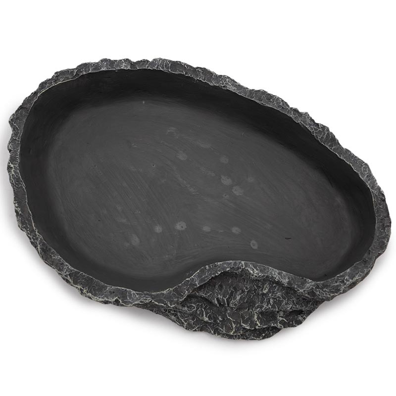 Miseczka do terrarium szary granit 27cm