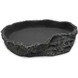 Miseczka do terrarium szary granit 27cm