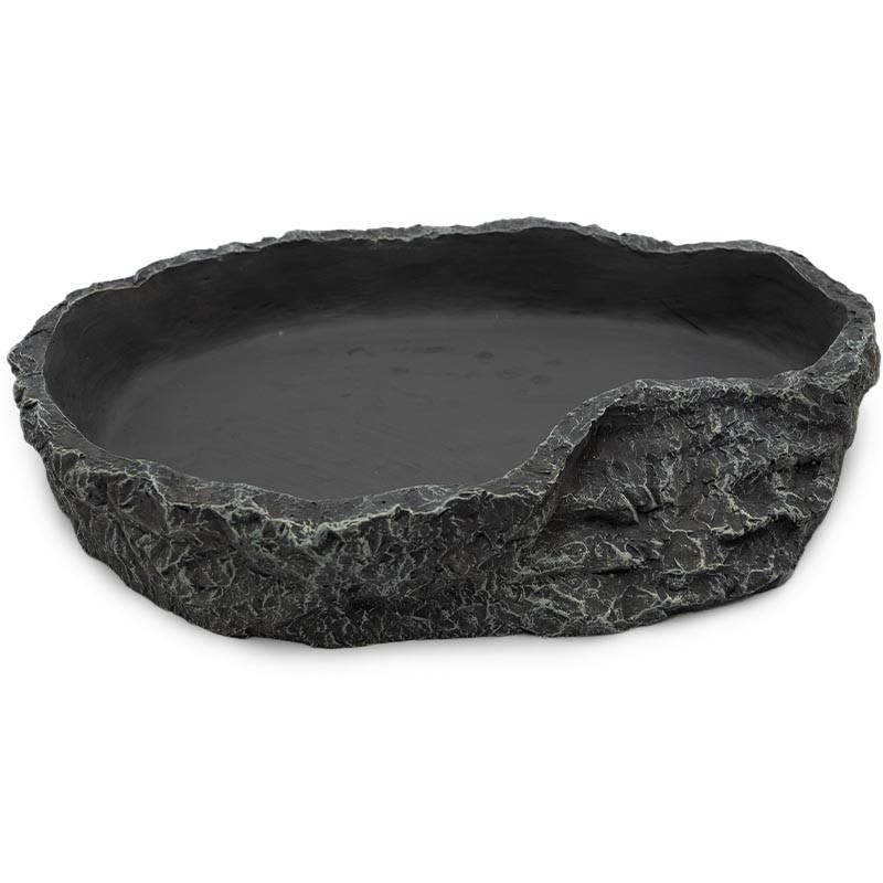 Miseczka do terrarium szary granit 27cm