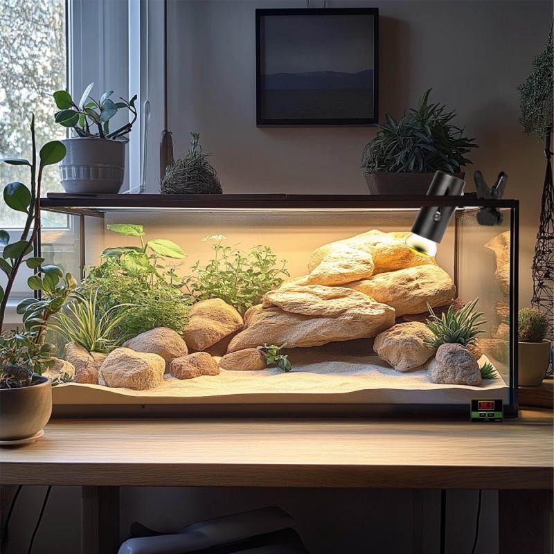 Lampa z termostatem ReptiSun TERRARIO