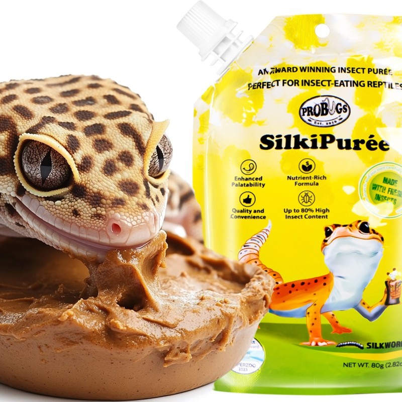 Pokarm i witaminy w żelu SilkiPuree ProBugs