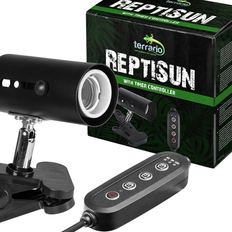 Lampa z programatorem czasowym Terrario ReptiSun Time Control