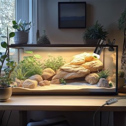 Lampa z programatorem czasowym Terrario ReptiSun Time Control