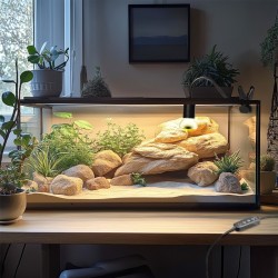 Lampa z programatorem czasowym Terrario ReptiSun Time Control Long