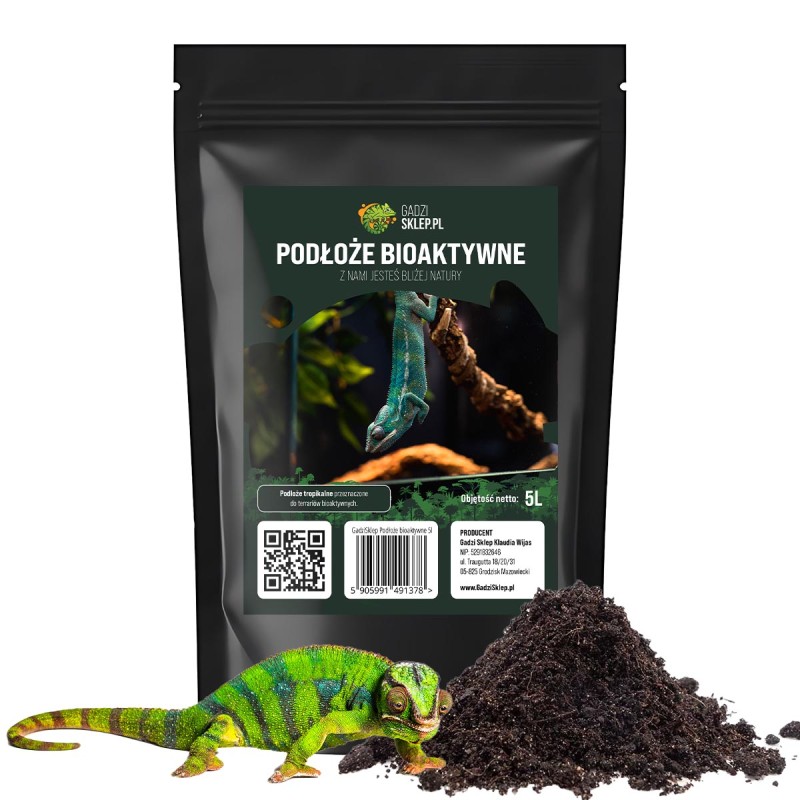 Podłoże bioaktywne do terrarium