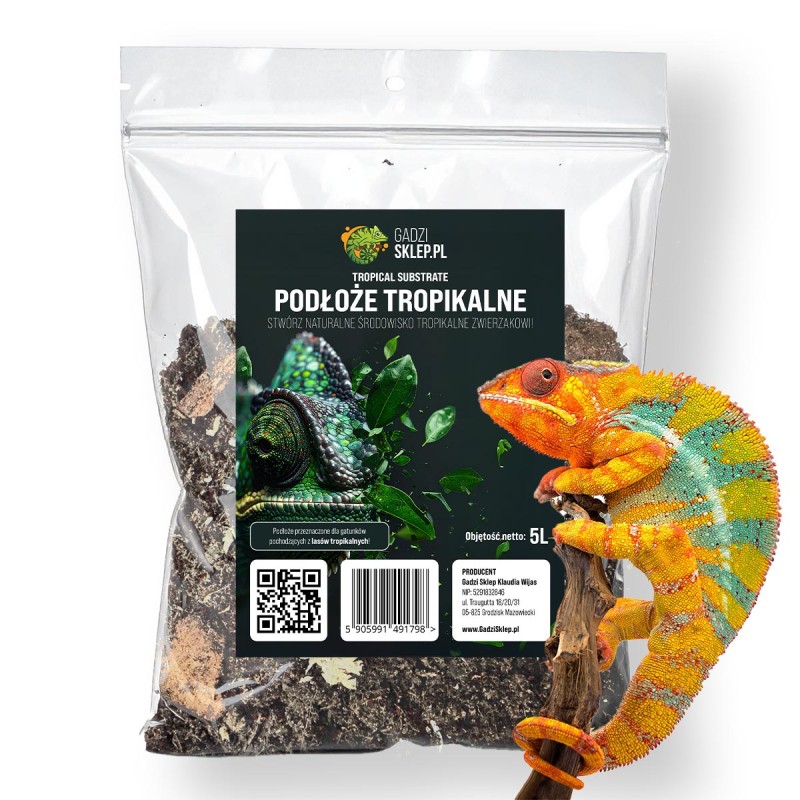 Podłoże tropikalne do terrarium