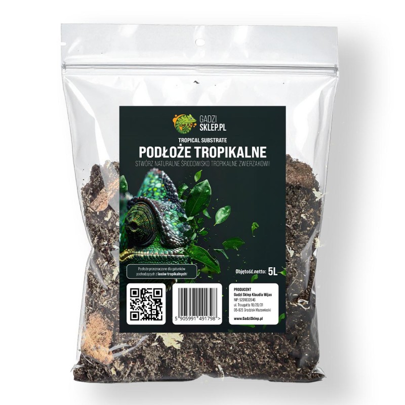 Podłoże tropikalne do terrarium