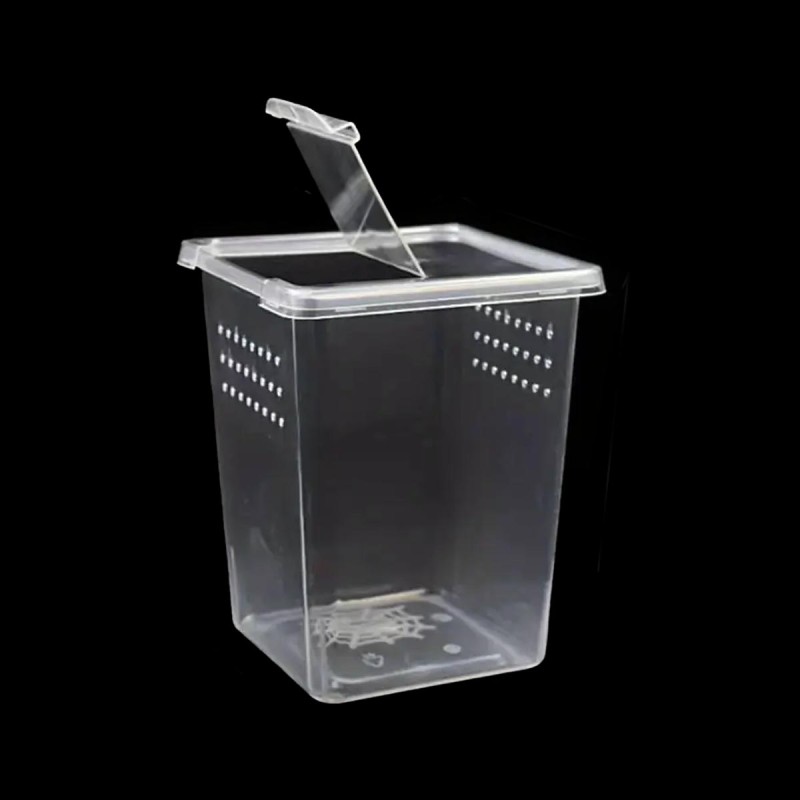 Pojemnik pionowy MINI BraPlast z klapką 8x8x11cm