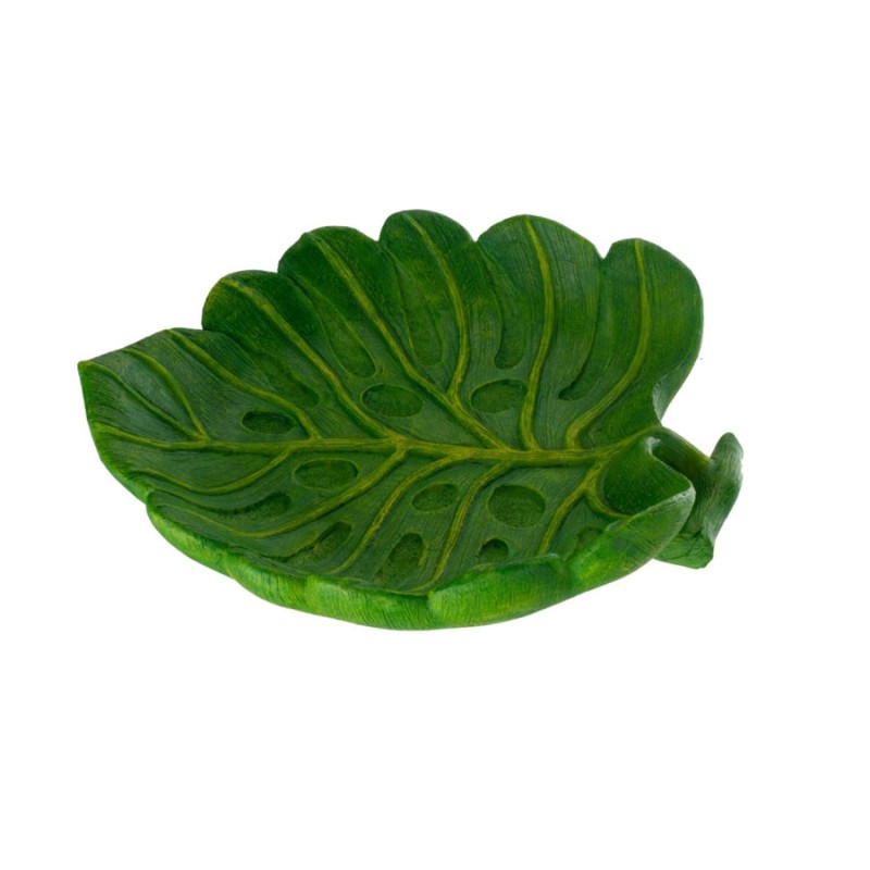 Miska do terrarium w kształcie liścia 15cm Reptile Nova Miska do terrarium w kształcie liścia 15cm Reptile Nova