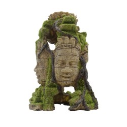 Kryjówka wystrój terrarium - Posąg z mchem 25cm Reptile Nova