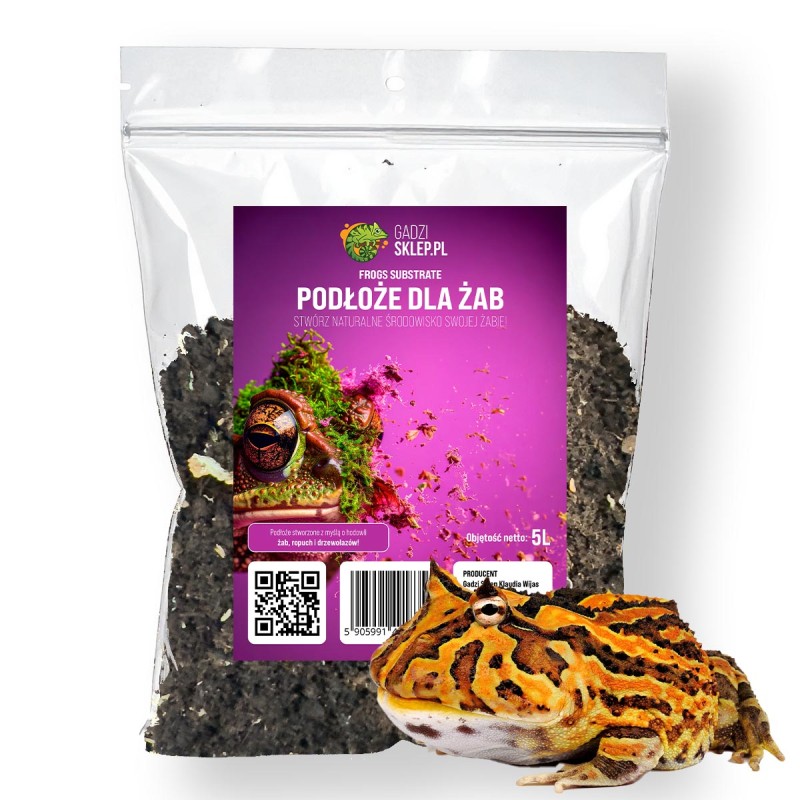 Podłoże dla żab do Terrarium