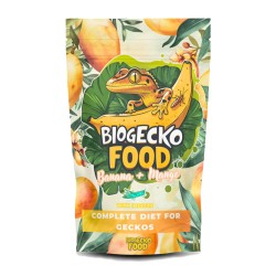 Pokarm dla gekonów BioGecko Food Banan i Mango 100g