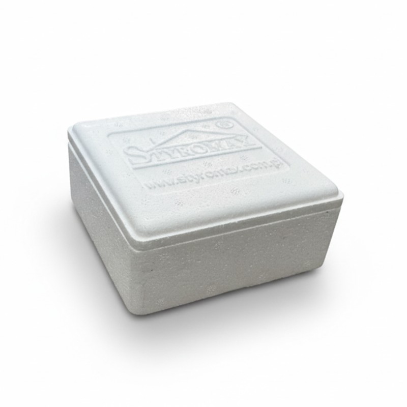 Pudełko styropianowe 10,5x10,5x4,8 cm Pudełko styropianowe 10,5x10,5x4,8 cm