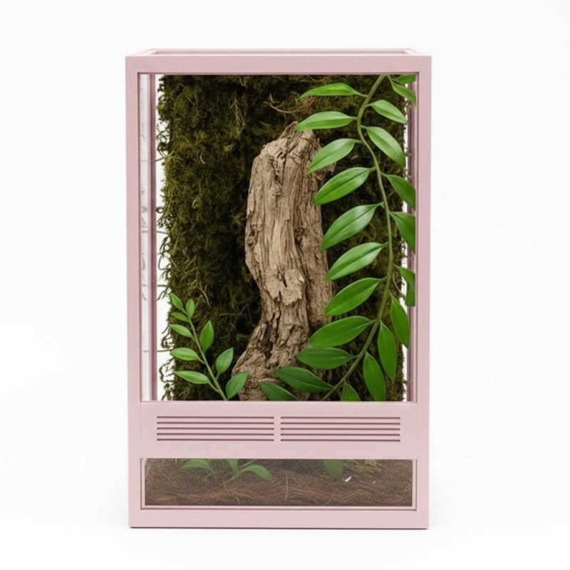 Zestaw terrarium szklane 15x15x25cm z ramkami