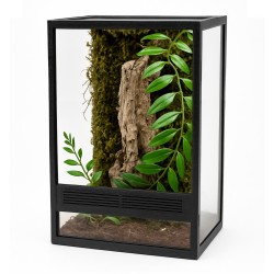 Zestaw terrarium szklane 15x15x25cm z ramkami