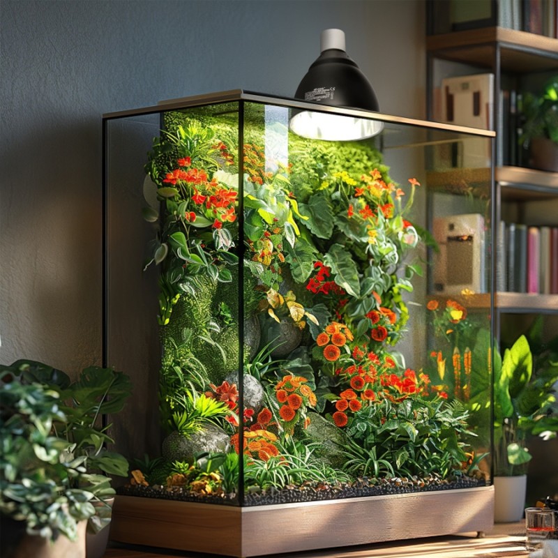 Lampa z odbłyśnikiem do 150W Resun Reptile Dome Lamp
