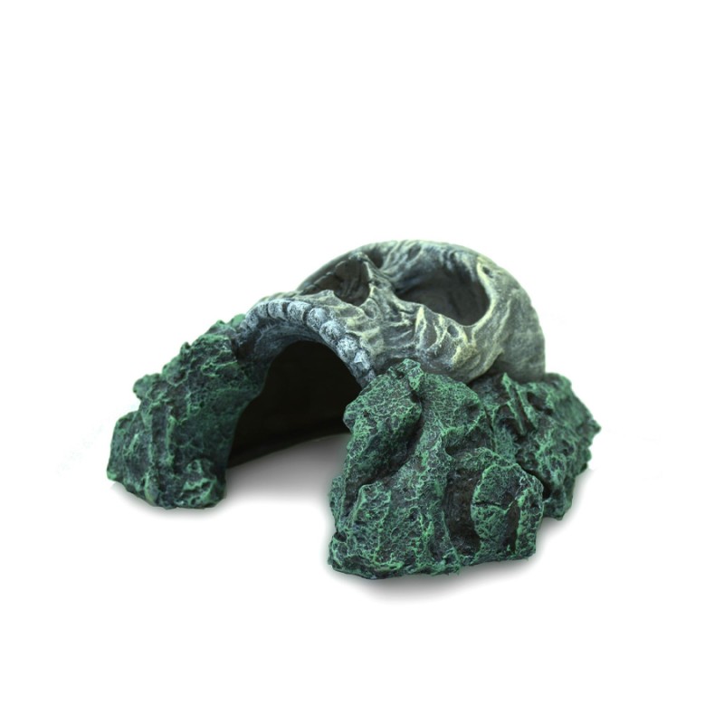 Kryjówka skała z czaszką 16cm Terra Natura Kryjówka skała z czaszką 16cm Terra Natura