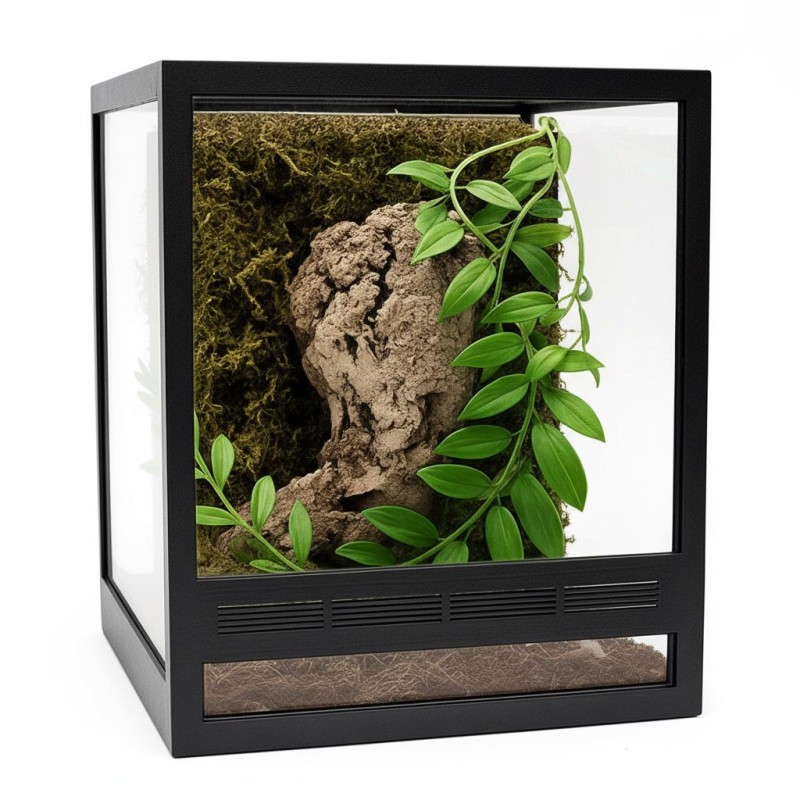 Zestaw terrarium szklane 15x15x15cm z ramkami