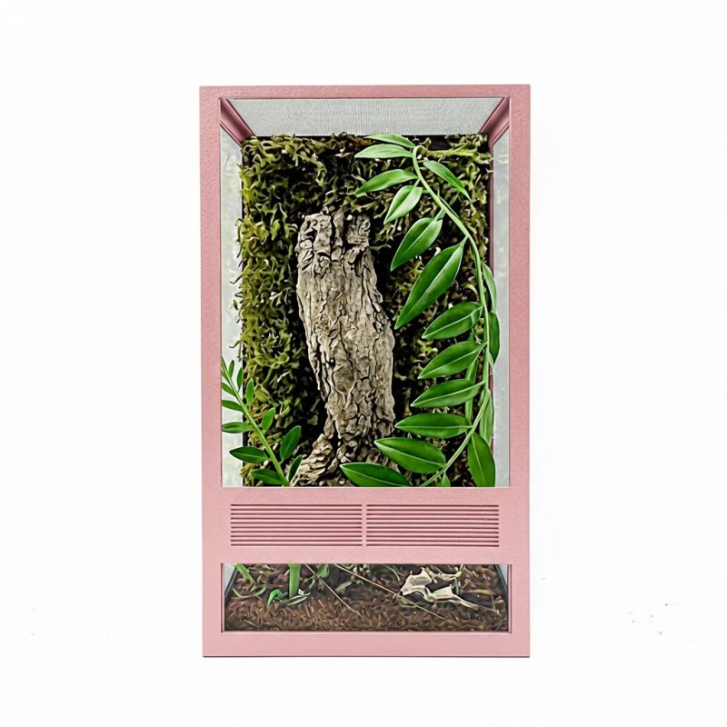 Zestaw terrarium szklane 7x7x13cm z ramkami