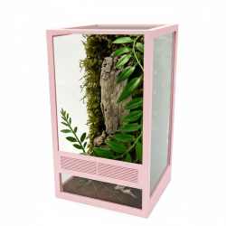 Zestaw terrarium szklane 7x7x13cm z ramkami