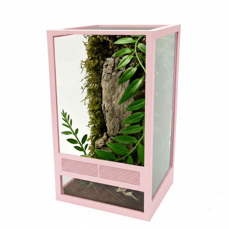 Zestaw terrarium szklane 7x7x13cm z ramkami