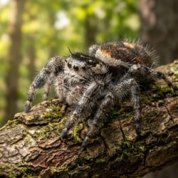 Skakun Phidippus tyrelli Skakun Phidippus tyrelli