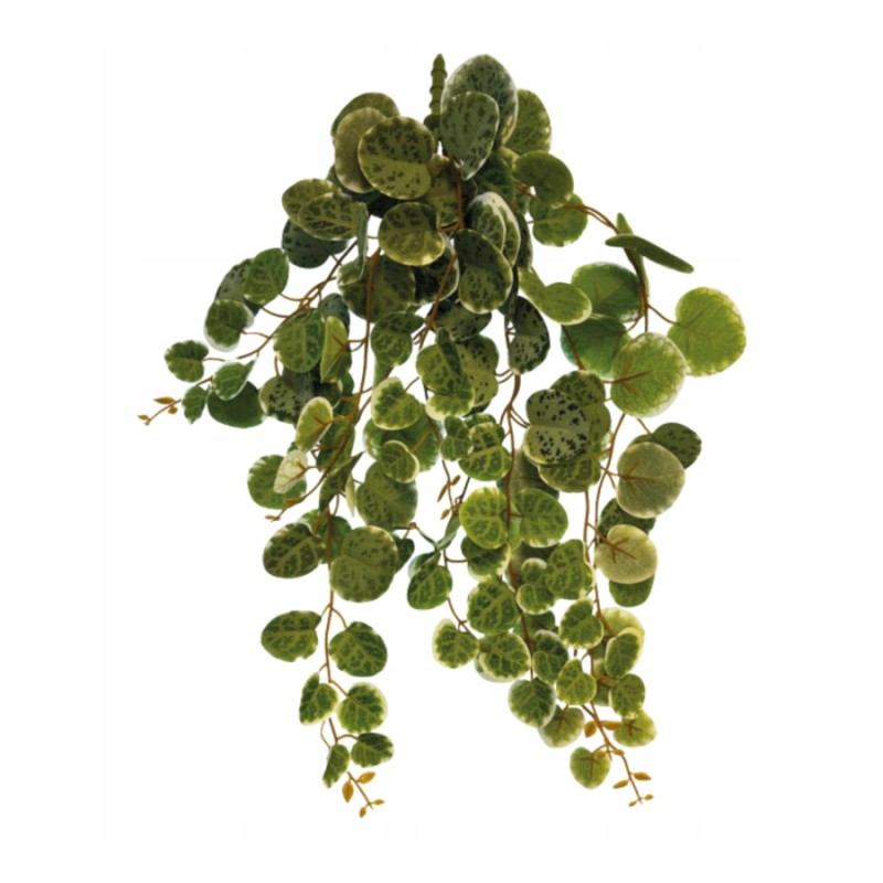 Roślina sztuczna Hanging Red Round Leaves