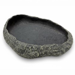 Największy basen - miska do terrarium XXL szary granit 40 cm