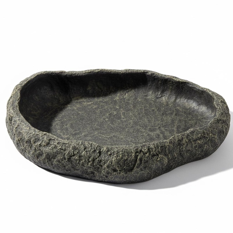 Największy basen - miska do terrarium XXL szary granit 40 cm