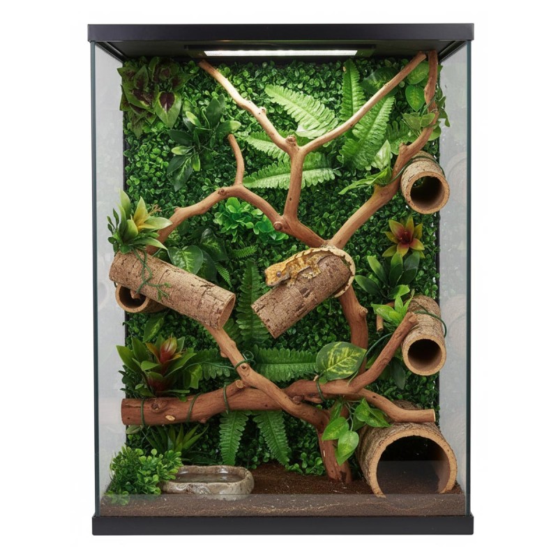 Tło z roślin na przyssawkę 40x60 cm Repto Mat 1 Tło z roślin na przyssawkę 40x60 cm Repto Mat 1