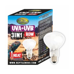 Żarówka grzewcza UVB/UVA Reptile Nova 80W