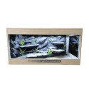 Terrarium dla Agamy Brodatej z przeszklonym prawym bokiem 120x60x60cm