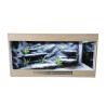 Terrarium dla Agamy Brodatej z przeszklonym prawym bokiem 120x60x60cm