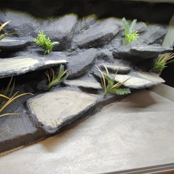 Terrarium dla Agamy Brodatej z przeszklonym prawym bokiem 120x60x60cm