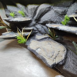 Terrarium dla Agamy Brodatej z przeszklonym lewym bokiem 120x60x60cm