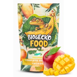 Pokarm dla gekonów BioGecko Food Banan i Mango 100g