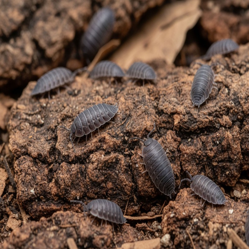 Porcellio laevis black Isopody