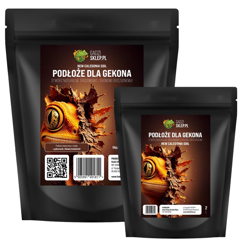 Podłoże dla gekonów orzęsionych