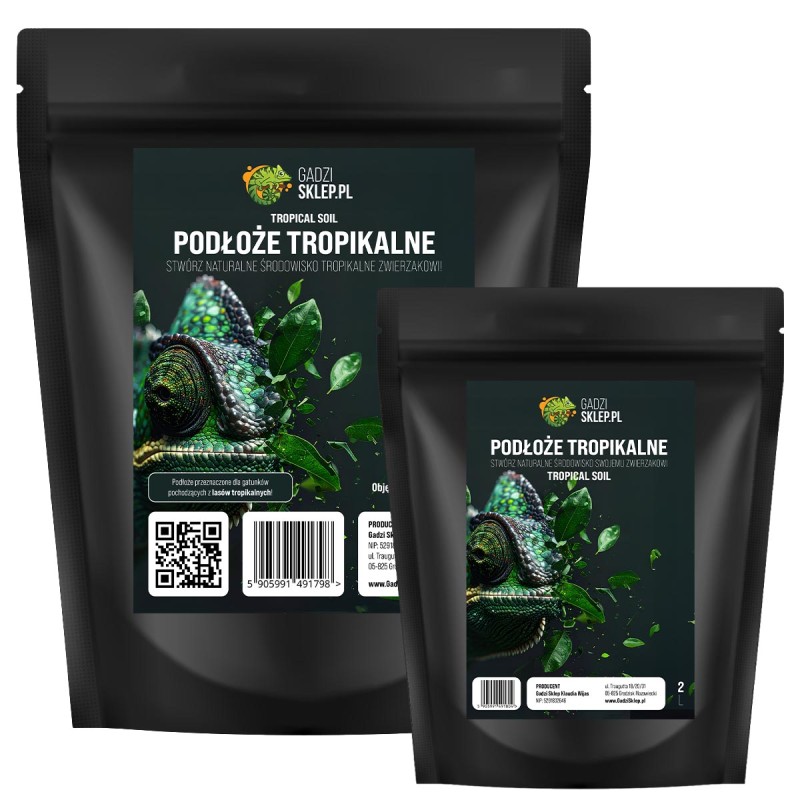 Podłoże tropikalne do Terrarium