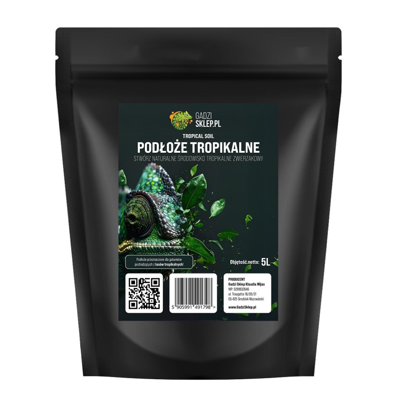 Podłoże tropikalne do Terrarium