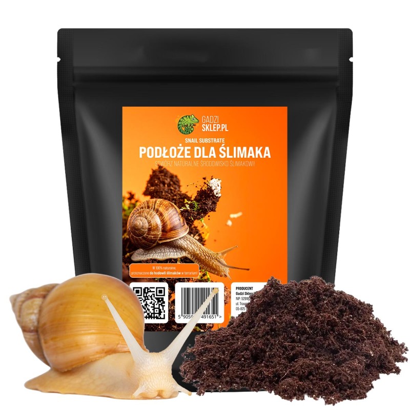 Podłoże dla ślimaków do terrarium
