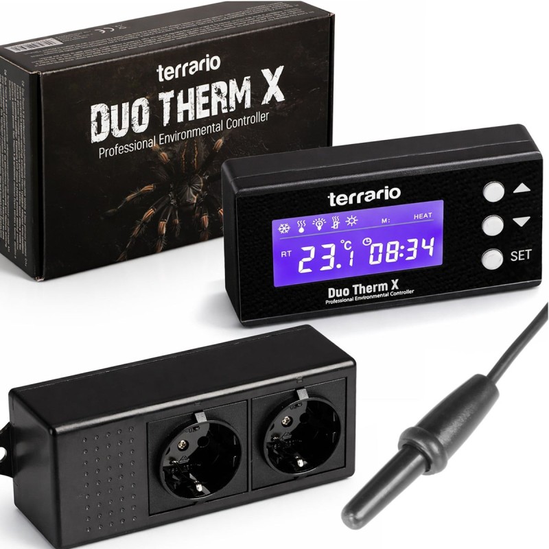 Terrario Duo Therm X - termostat dzień i noc z programatorem czasowym