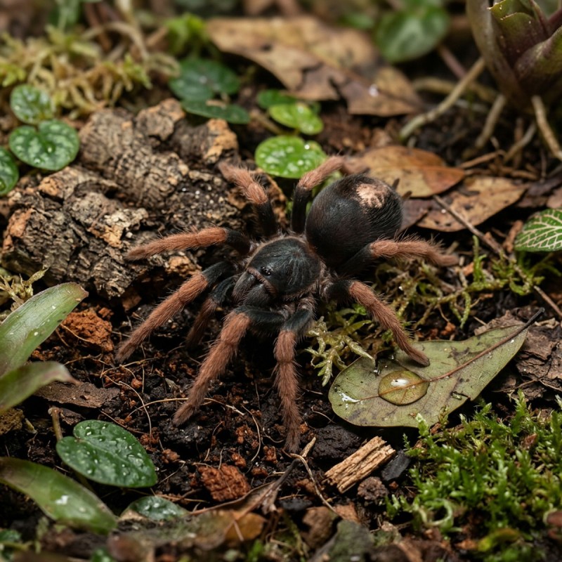 Ptasznik (Kochiana brunnipes) pająk