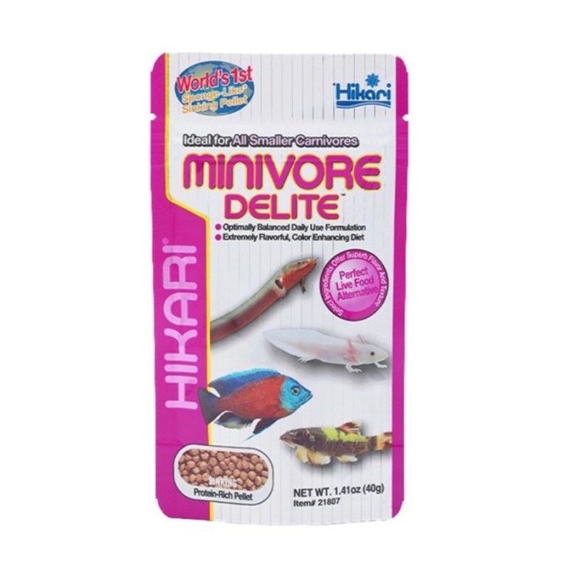 Pokarm dla ryb mięsożernych Minivore Delite HIKARI