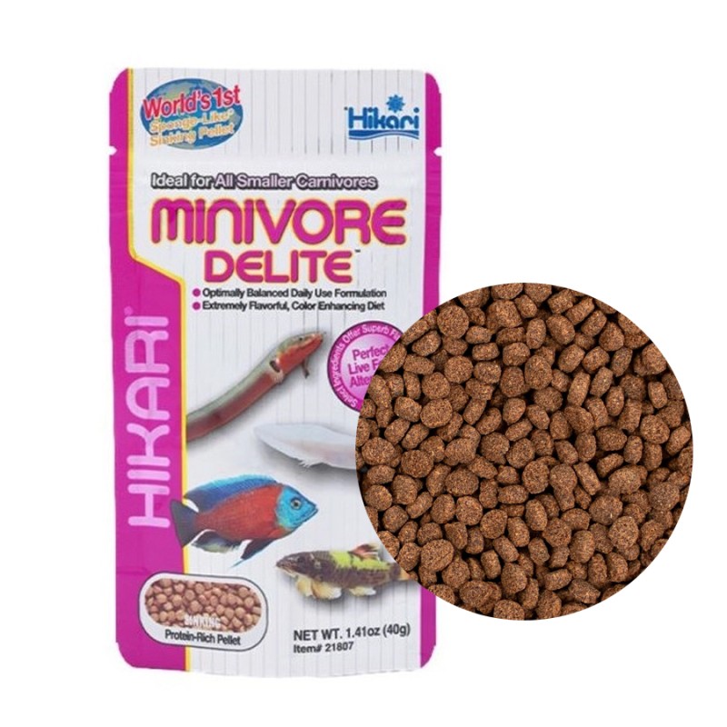 Pokarm dla ryb mięsożernych Minivore Delite HIKARI