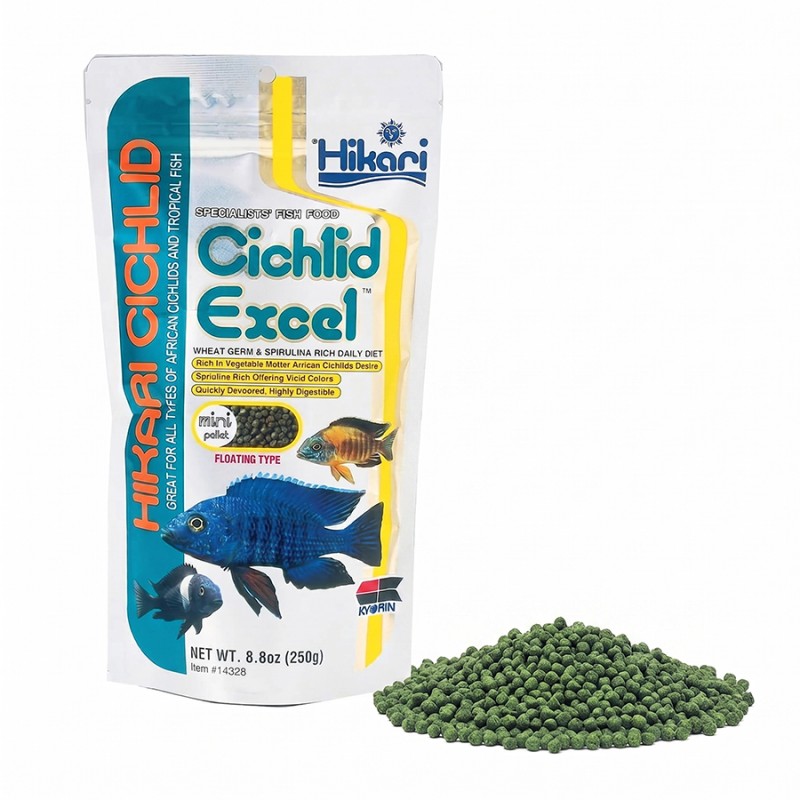 Pokarm dla pielęgnic Cichlid Excel Mini HIKARI