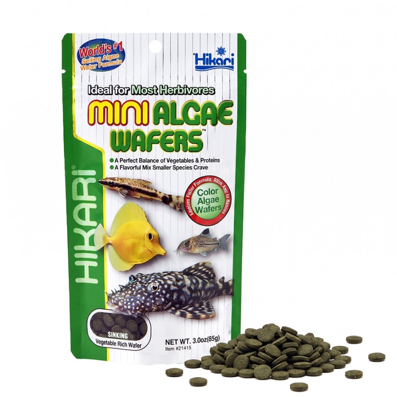Pokarm dla ryb dennych Mini Algae Wafers HIKARI