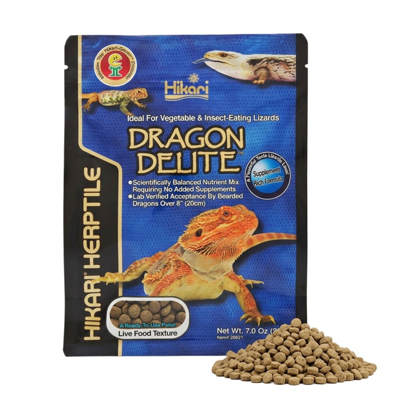 HIKARI Dragon Delite - granulat dla jaszczurek wszystkożernych